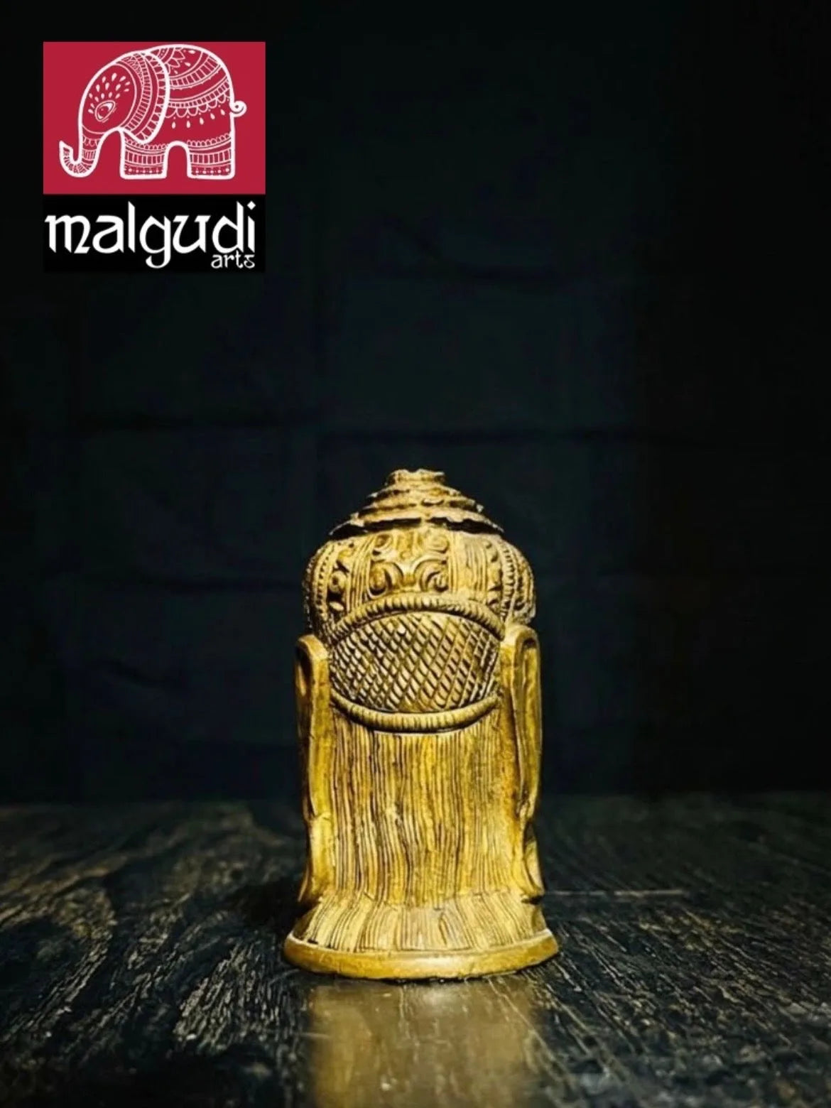 Brass Hanuman Face, Antique sculpture