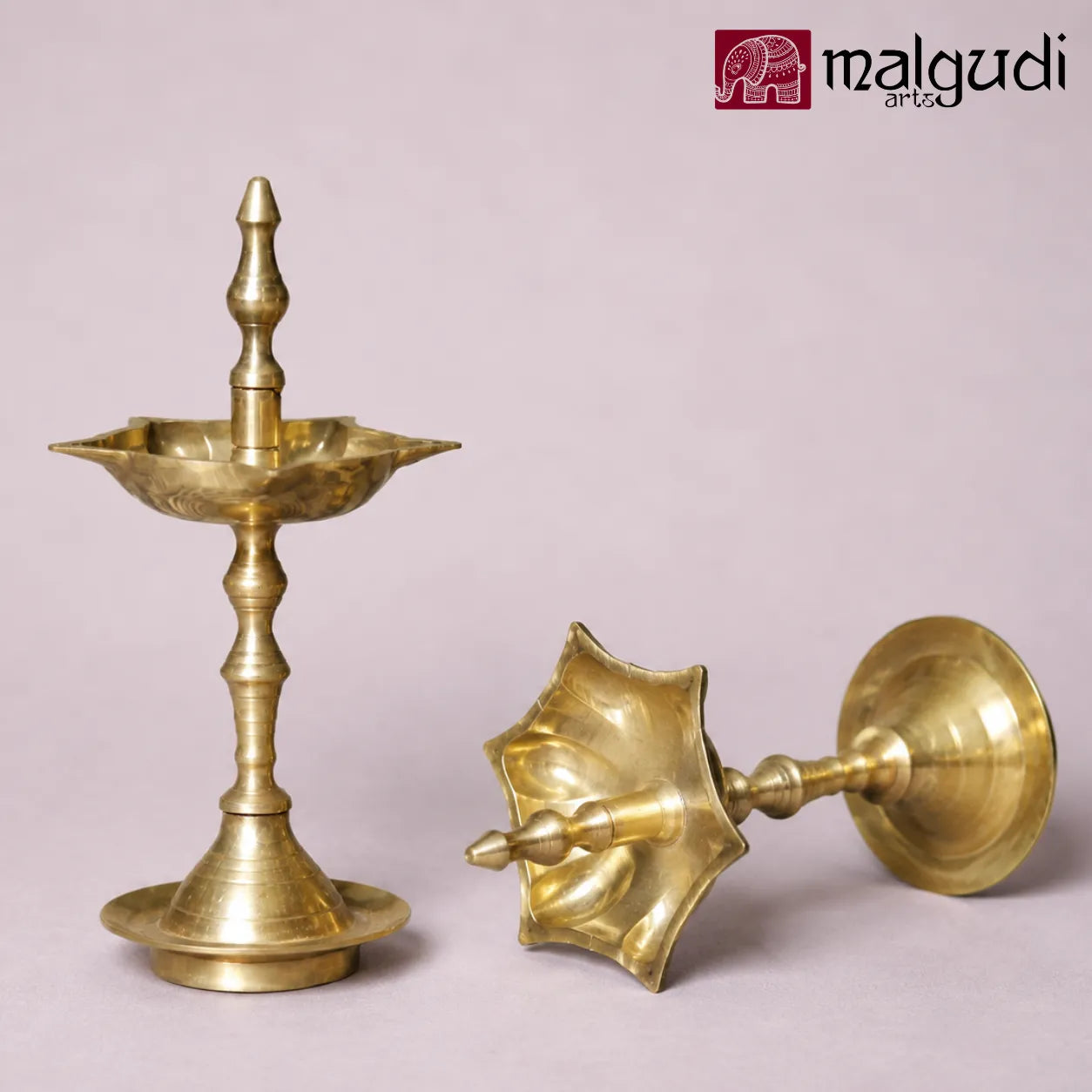 A pair of small diyas