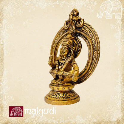Ayyappa statue, made with brass, devotional idol