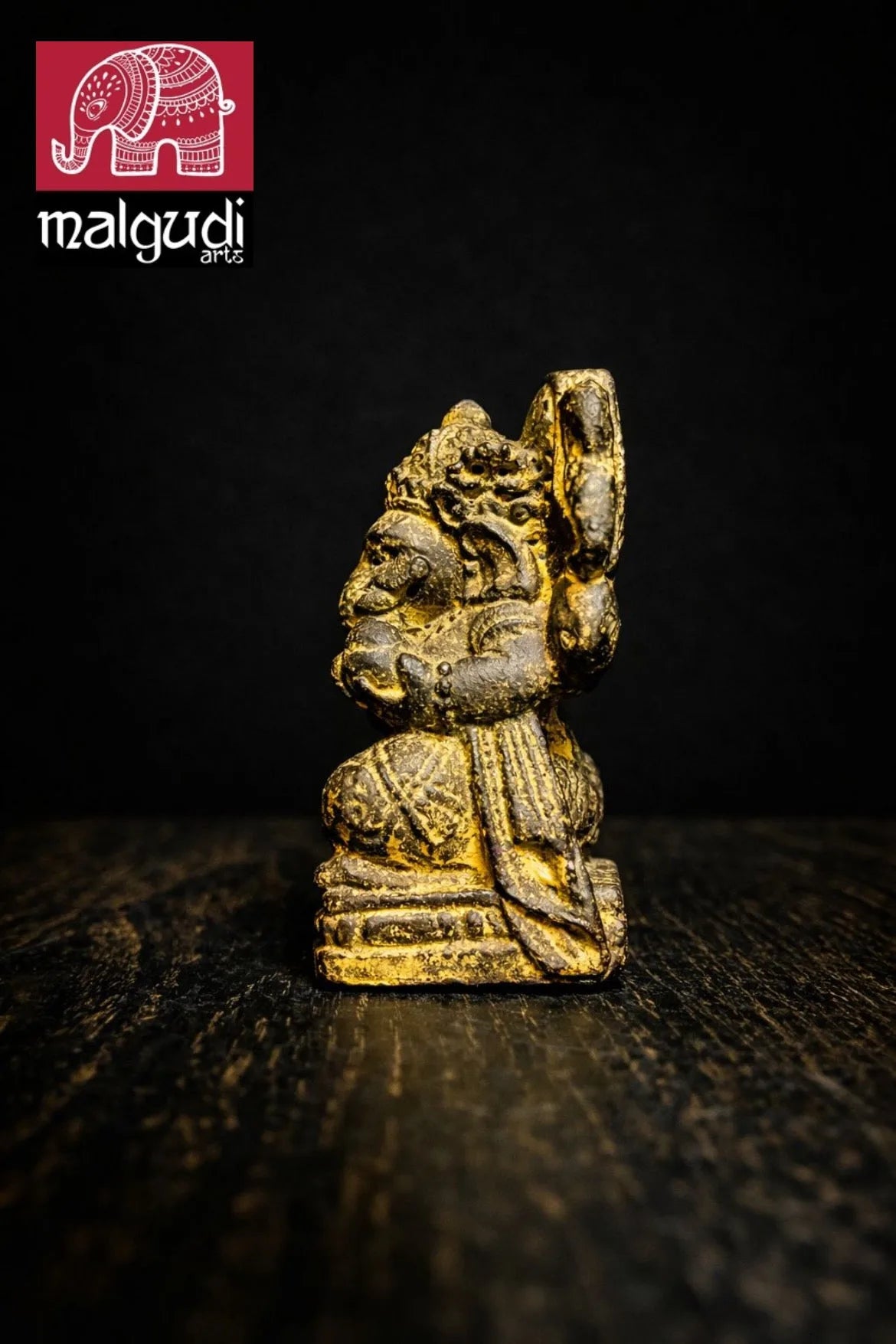 Antique Bronze Ganesh Idol, symbolizing peace and sanctity