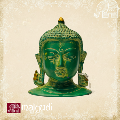 Buddha wall hanging for Gardens, 100% Brass