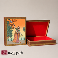 Large Vintage Style Wooden Jewellery Box