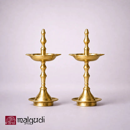 A pair of small diyas