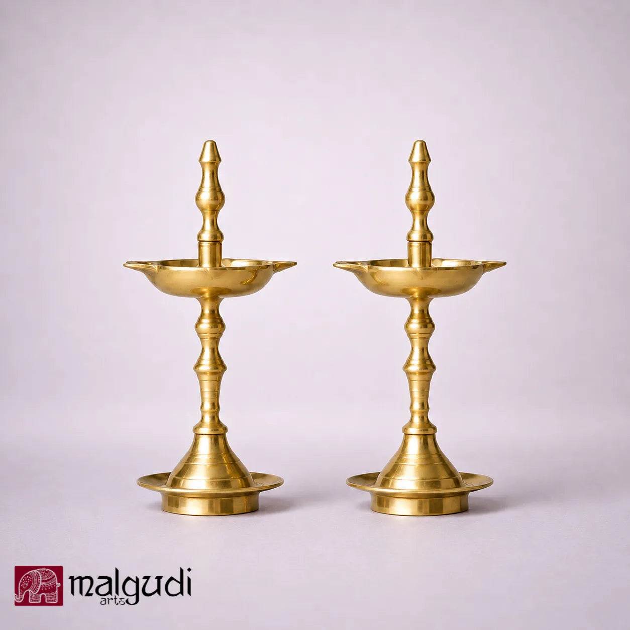 A pair of small diyas
