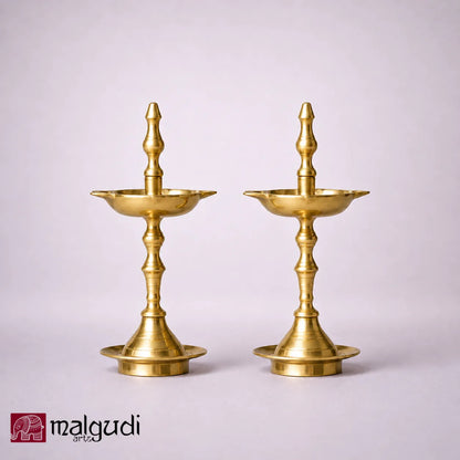 A pair of small diyas