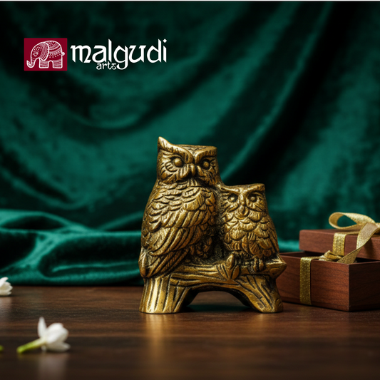 Pair of Owl, 100% Bronze, perfect for gifting