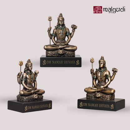 Lord Shiva idol, resin material, home/pooja decors