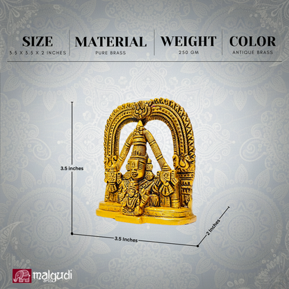 Balaji Statue, 100% Bronze